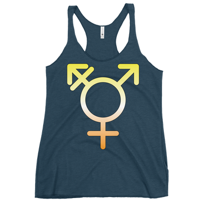 Transgender Symbol - Maverique Pride Women's Racerback Tank