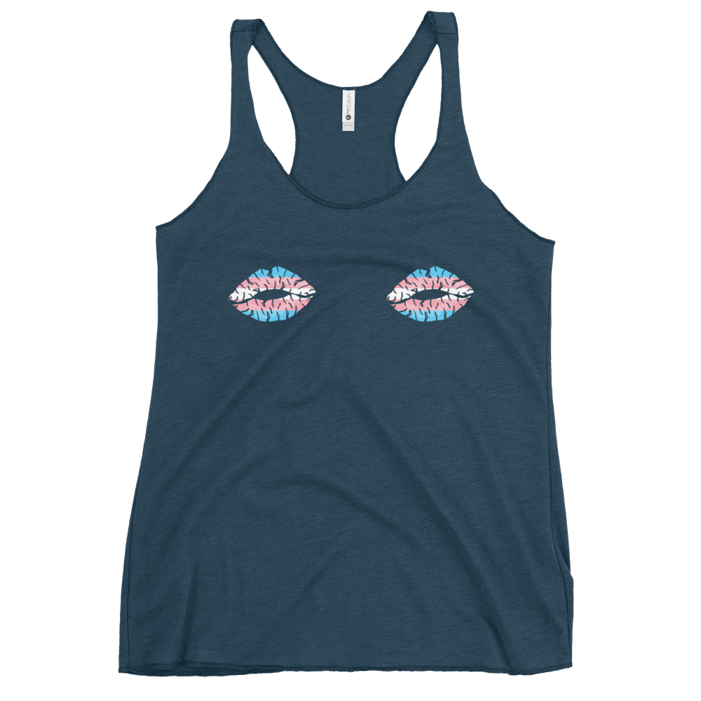 Trans Boob Kisses Women's Racerback Tank