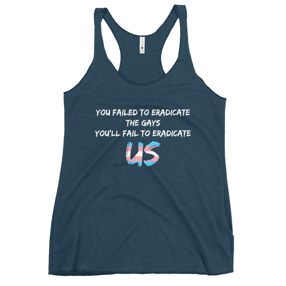 Fail To Eradicate Us Women's Racerback Tank