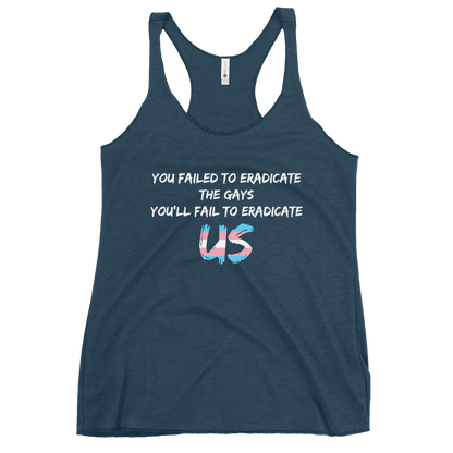 Fail To Eradicate Us Women's Racerback Tank