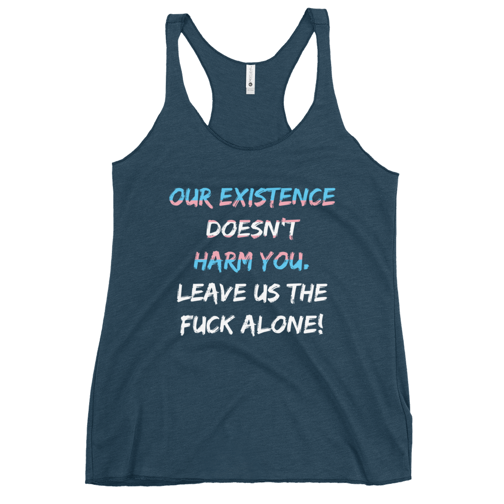 Leave Us Alone Women's Racerback Tank