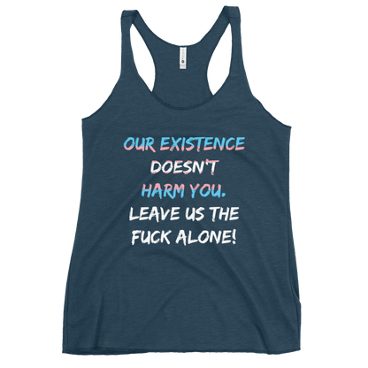 Leave Us Alone Women's Racerback Tank