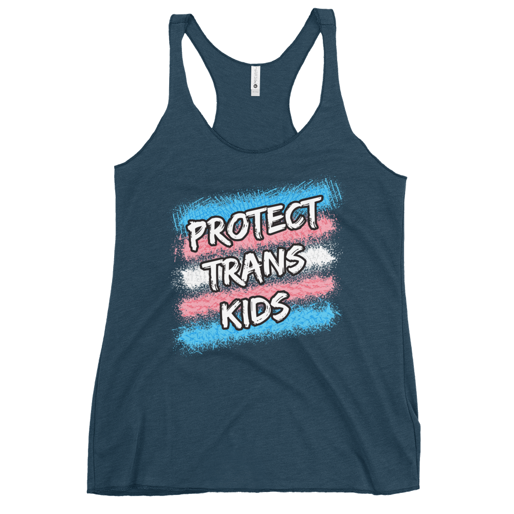 Protect Trans Kids Women's Racerback Tank