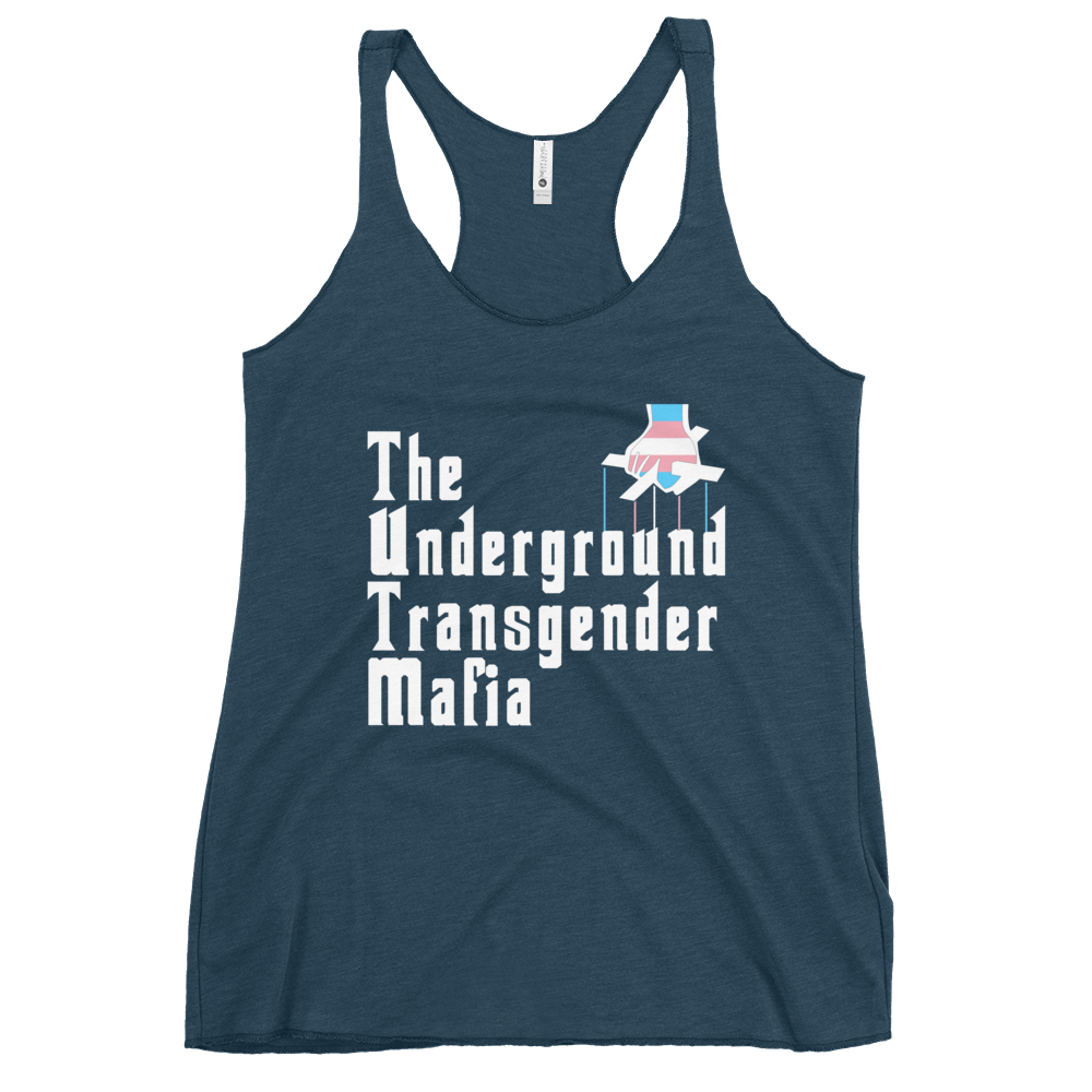 Underground Transgender Mafia Women's Racerback Tank