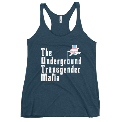 Underground Transgender Mafia Women's Racerback Tank