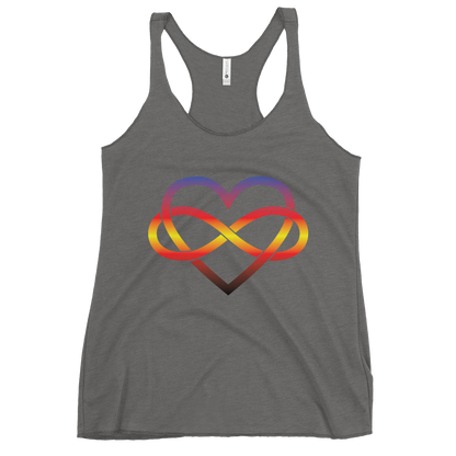 Polyamory Infinity Heart - Polyamory Women's Racerback Tank