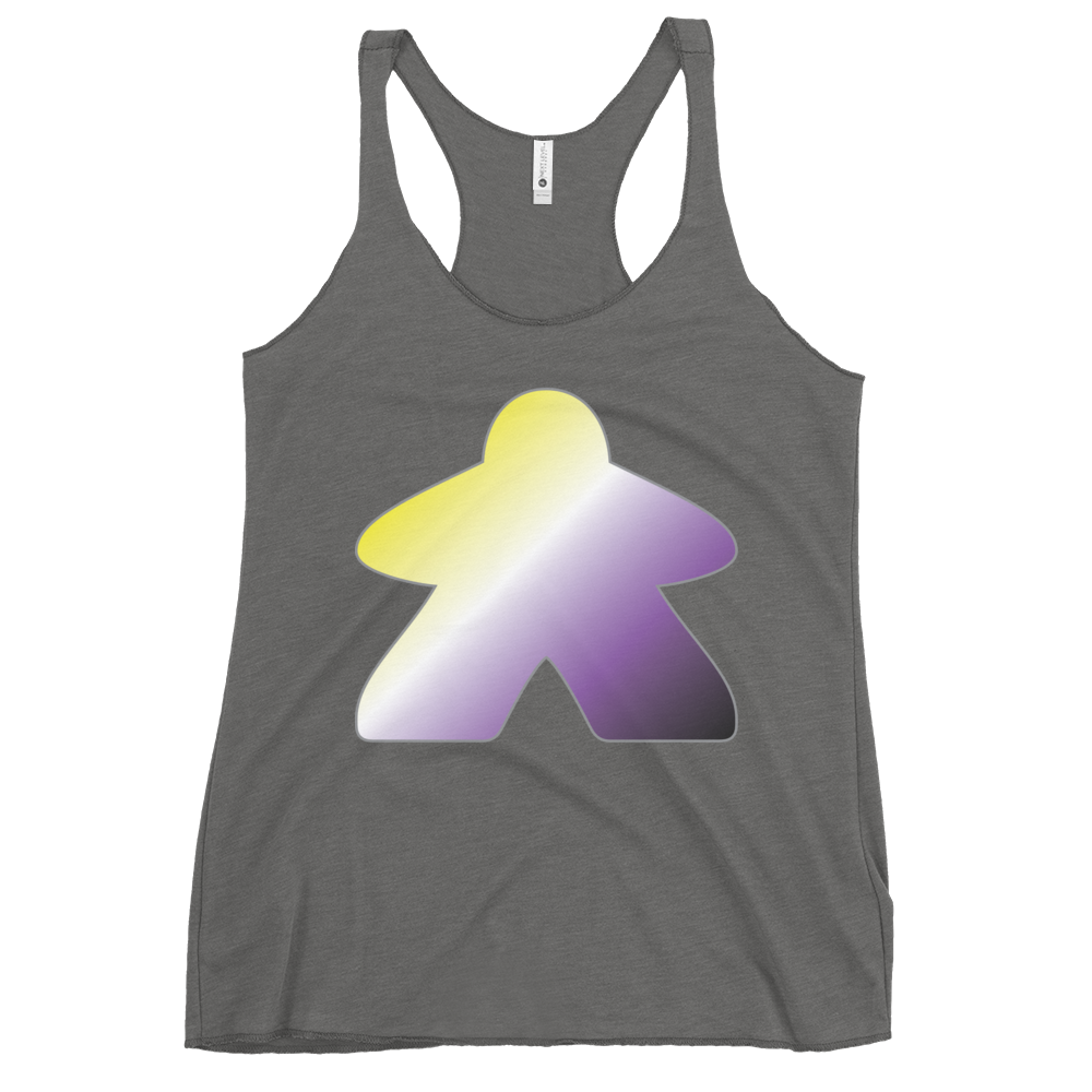 Queerple - Non-binary Pride Women's Racerback Tank