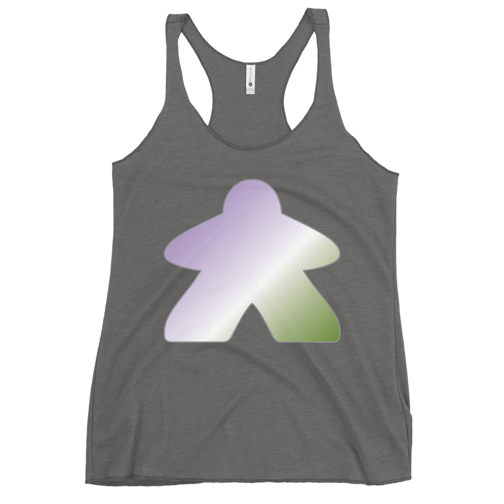 Queerple - Genderqueer Pride Women's Racerback Tank