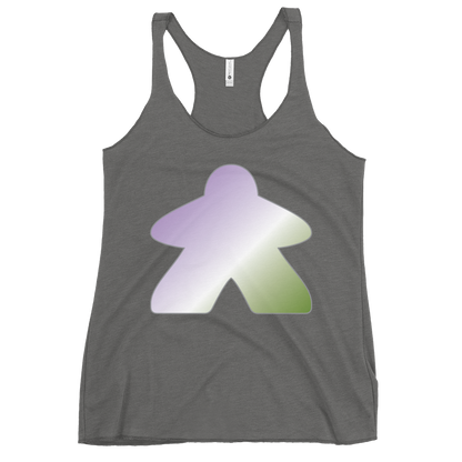 Queerple - Genderqueer Pride Women's Racerback Tank