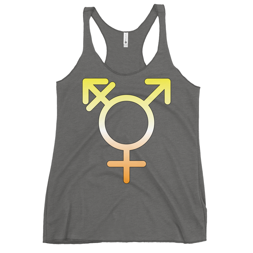 Transgender Symbol - Maverique Pride Women's Racerback Tank