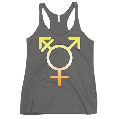 Transgender Symbol - Maverique Pride Women's Racerback Tank