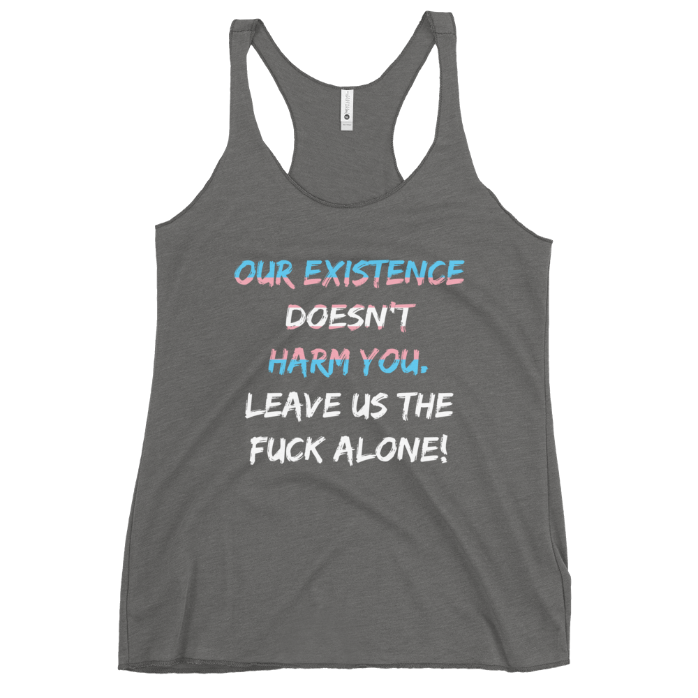 Leave Us Alone Women's Racerback Tank