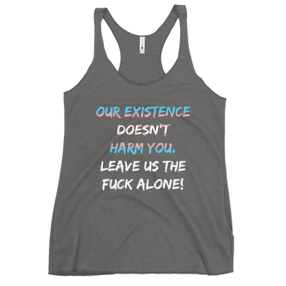 Leave Us Alone Women's Racerback Tank