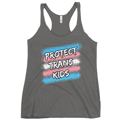 Protect Trans Kids Women's Racerback Tank