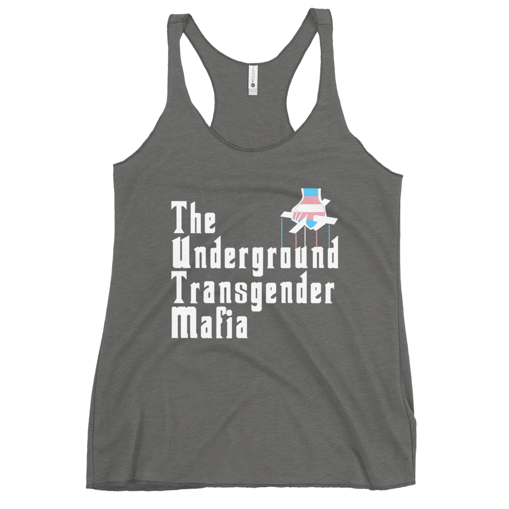 Underground Transgender Mafia Women's Racerback Tank