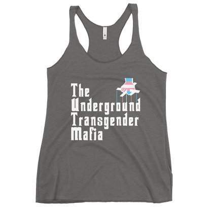 Underground Transgender Mafia Women's Racerback Tank