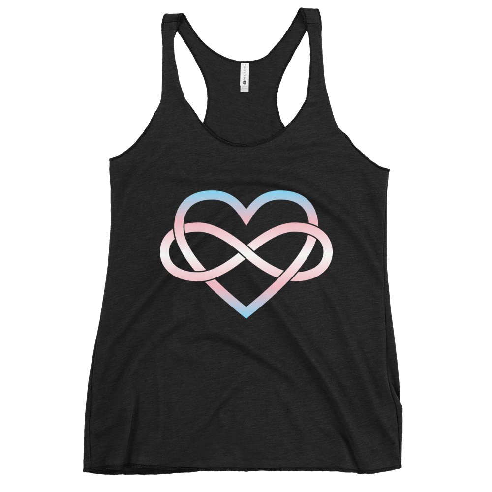 Polyamory Infinity Heart - Trans Women's Racerback Tank