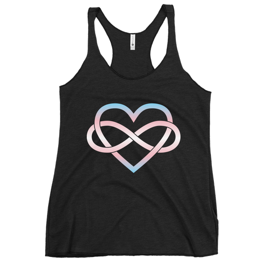 Polyamory Infinity Heart - Trans Women's Racerback Tank