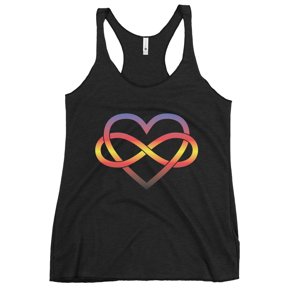 Polyamory Infinity Heart - Polyamory Women's Racerback Tank