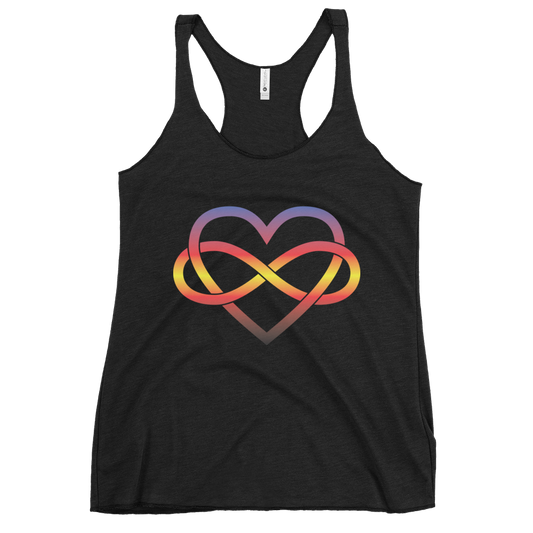 Polyamory Infinity Heart - Polyamory Women's Racerback Tank