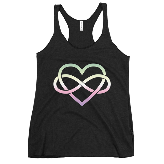 Polyamory Infinity Heart - Genderfae Women's Racerback Tank