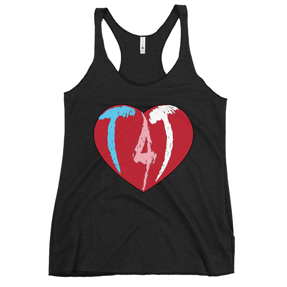 T4T Heart Women's Racerback Tank