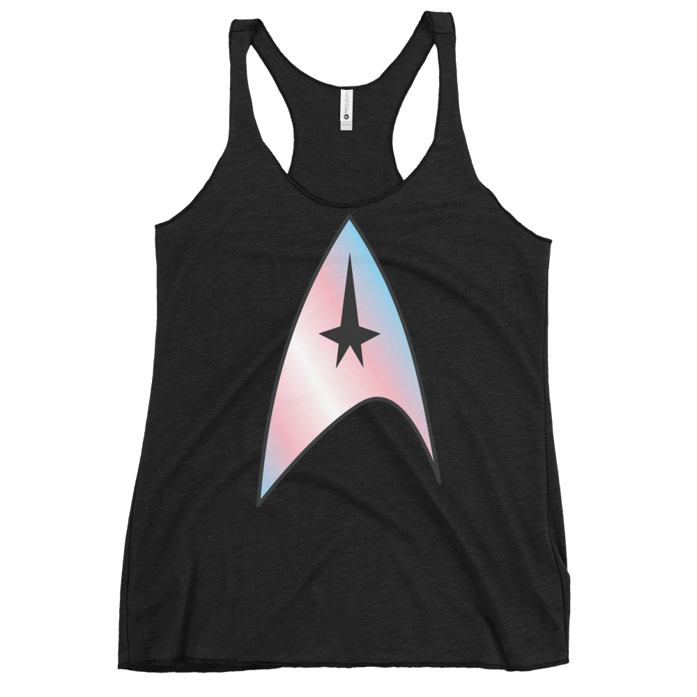 Starfleet Insignia - Trans Pride Women's Racerback Tank