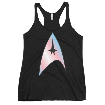 Starfleet Insignia - Trans Pride Women's Racerback Tank