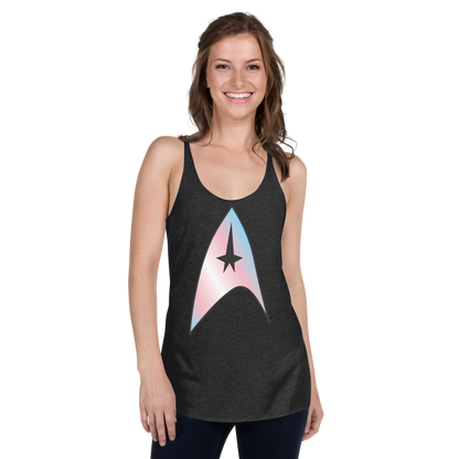 Starfleet Insignia - Trans Pride Women's Racerback Tank