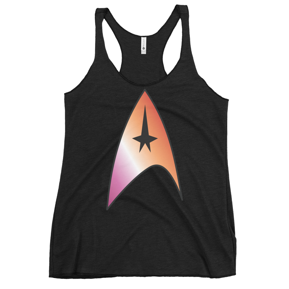 Starfleet Insignia - Lesbian Pride Women's Racerback Tank