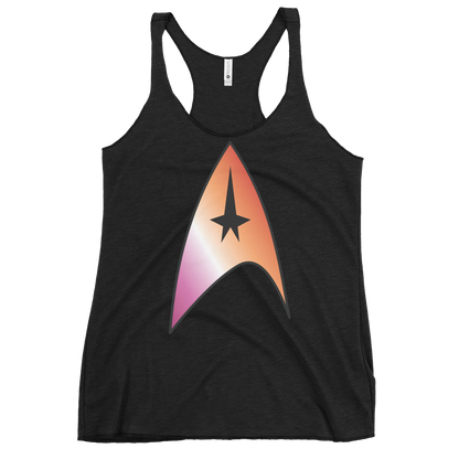 Starfleet Insignia - Lesbian Pride Women's Racerback Tank