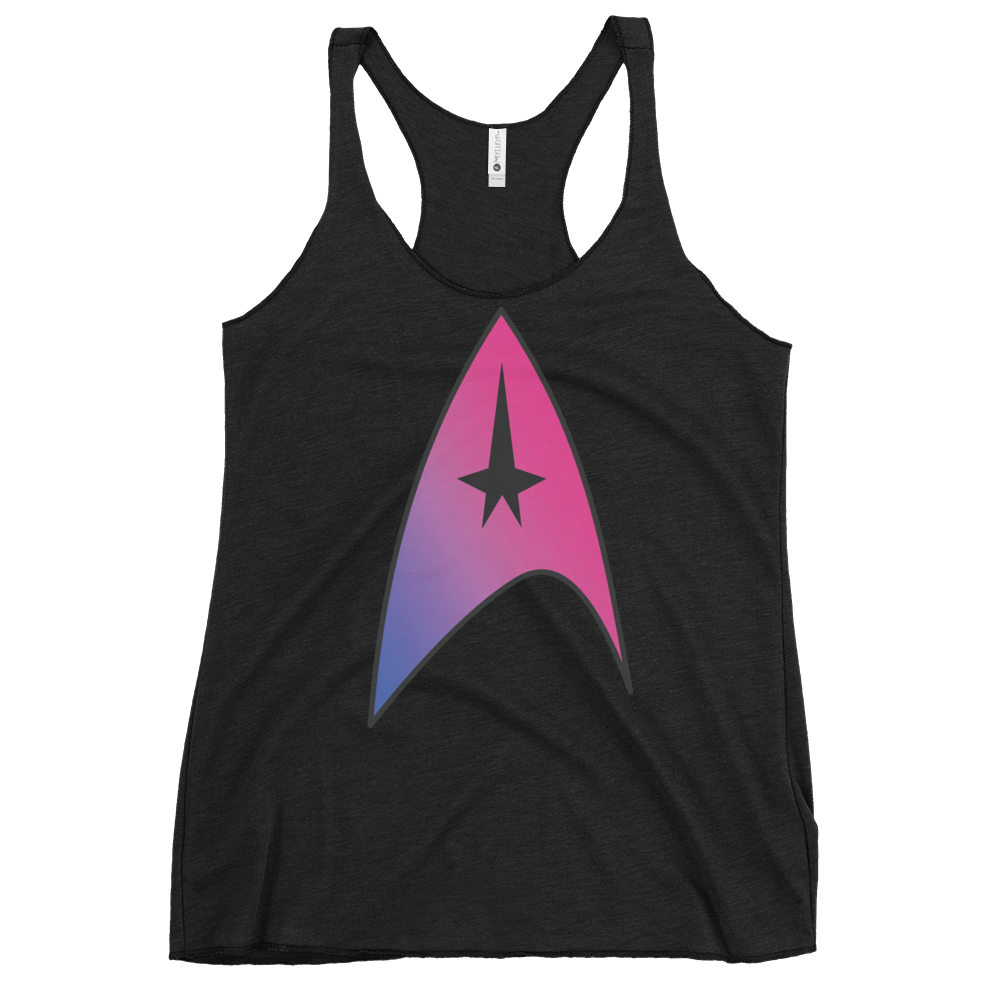 Starfleet Insignia - Bisexual Pride Women's Racerback Tank