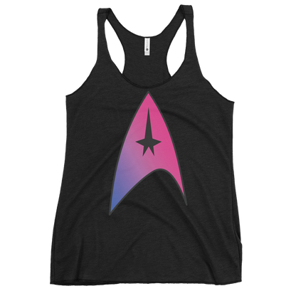 Starfleet Insignia - Bisexual Pride Women's Racerback Tank