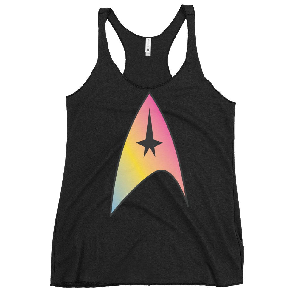 Starfleet Insignia - Pansexual Pride Women's Racerback Tank