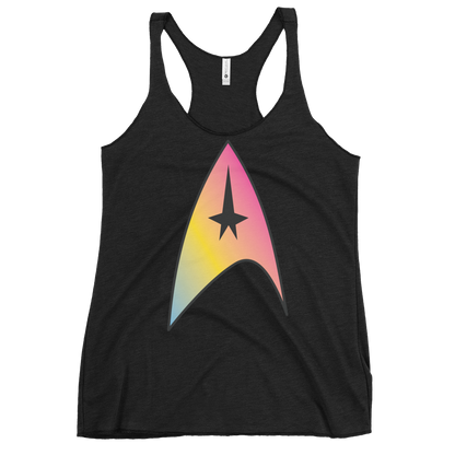 Starfleet Insignia - Pansexual Pride Women's Racerback Tank