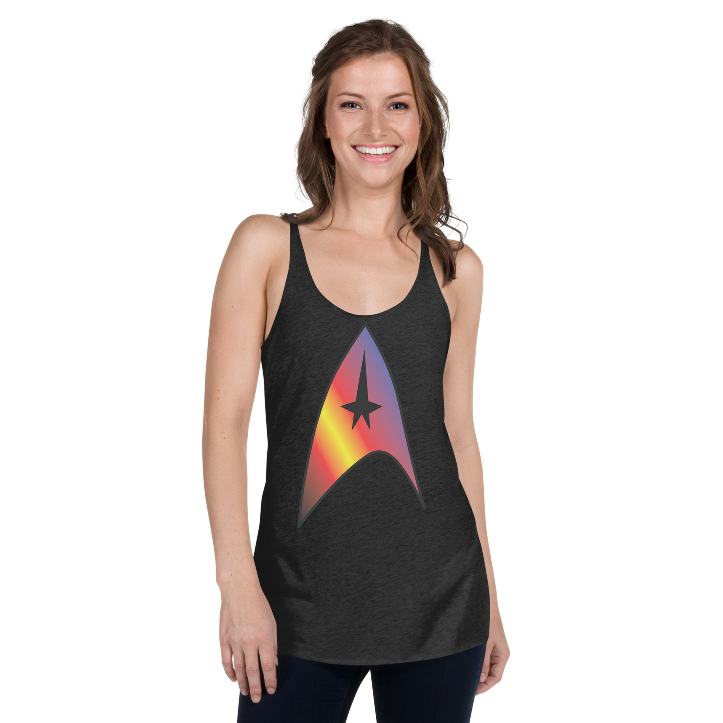 Starfleet Insignia - Polyamory Pride Women's Racerback Tank