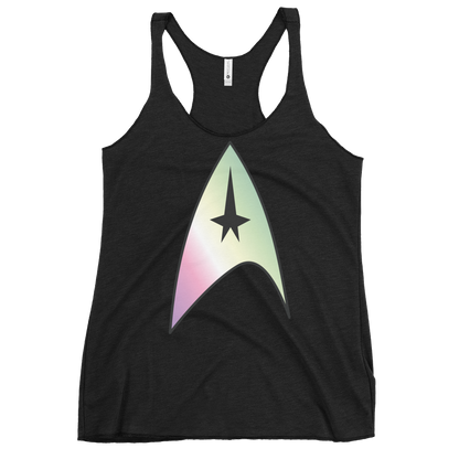 Starfleet Insignia - Genderfae Pride Women's Racerback Tank