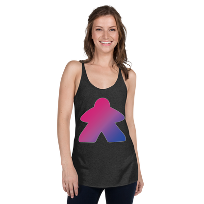 Queerple - Bisexual Pride Women's Racerback Tank