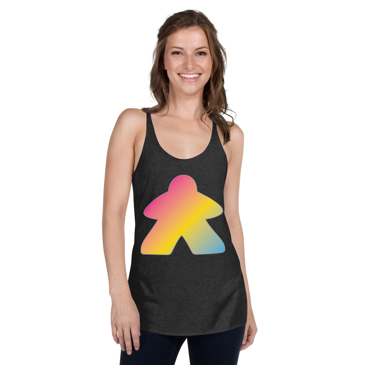 Queerple - Pansexual Pride Women's Racerback Tank