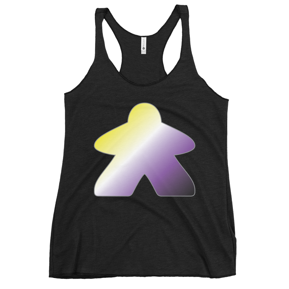 Queerple - Non-binary Pride Women's Racerback Tank