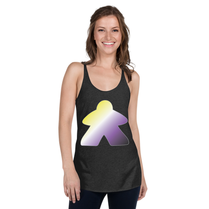 Queerple - Non-binary Pride Women's Racerback Tank