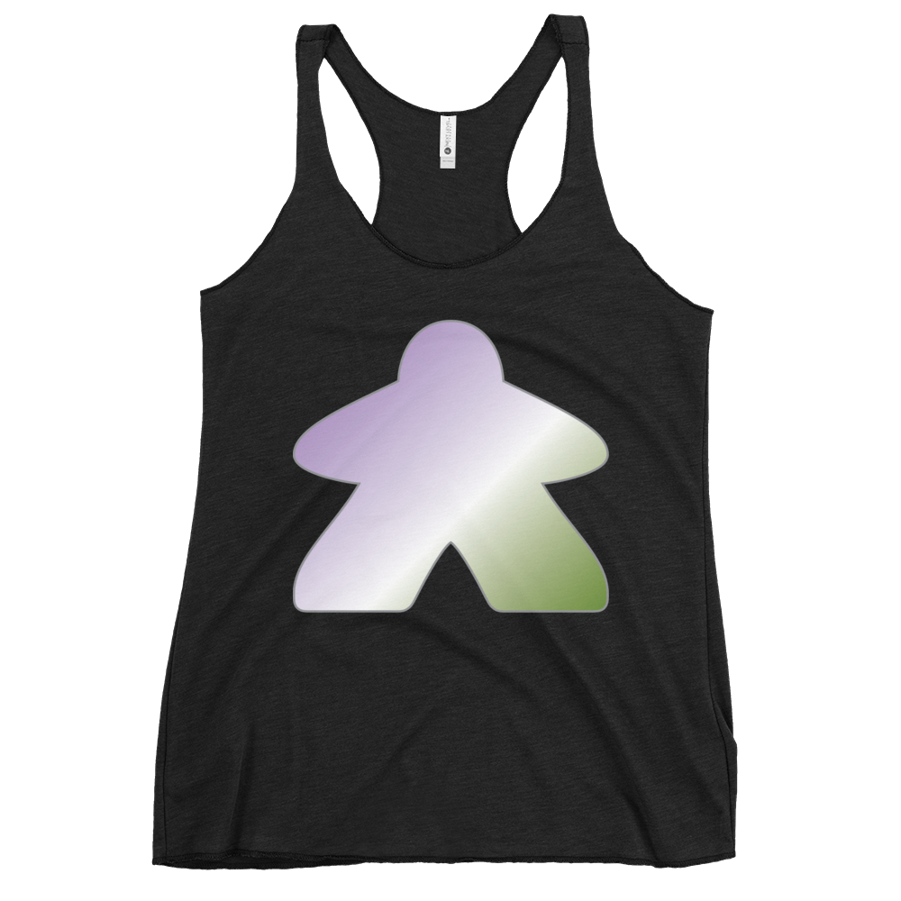 Queerple - Genderqueer Pride Women's Racerback Tank