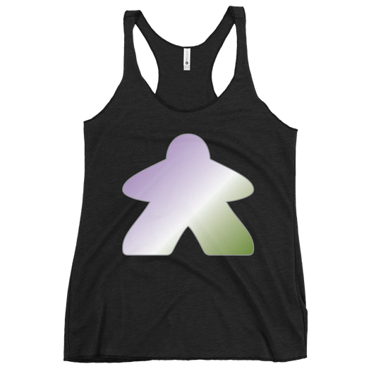 Queerple - Genderqueer Pride Women's Racerback Tank