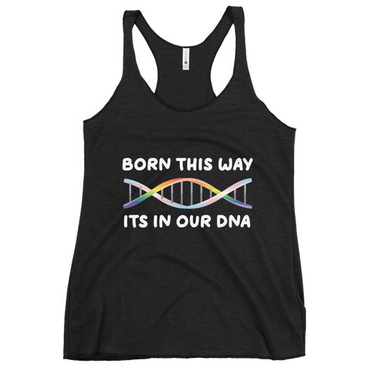 Born This Way - Rainbow/Trans Women's Racerback Tank