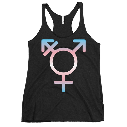 Transgender Symbol - Trans Pride Women's Racerback Tank