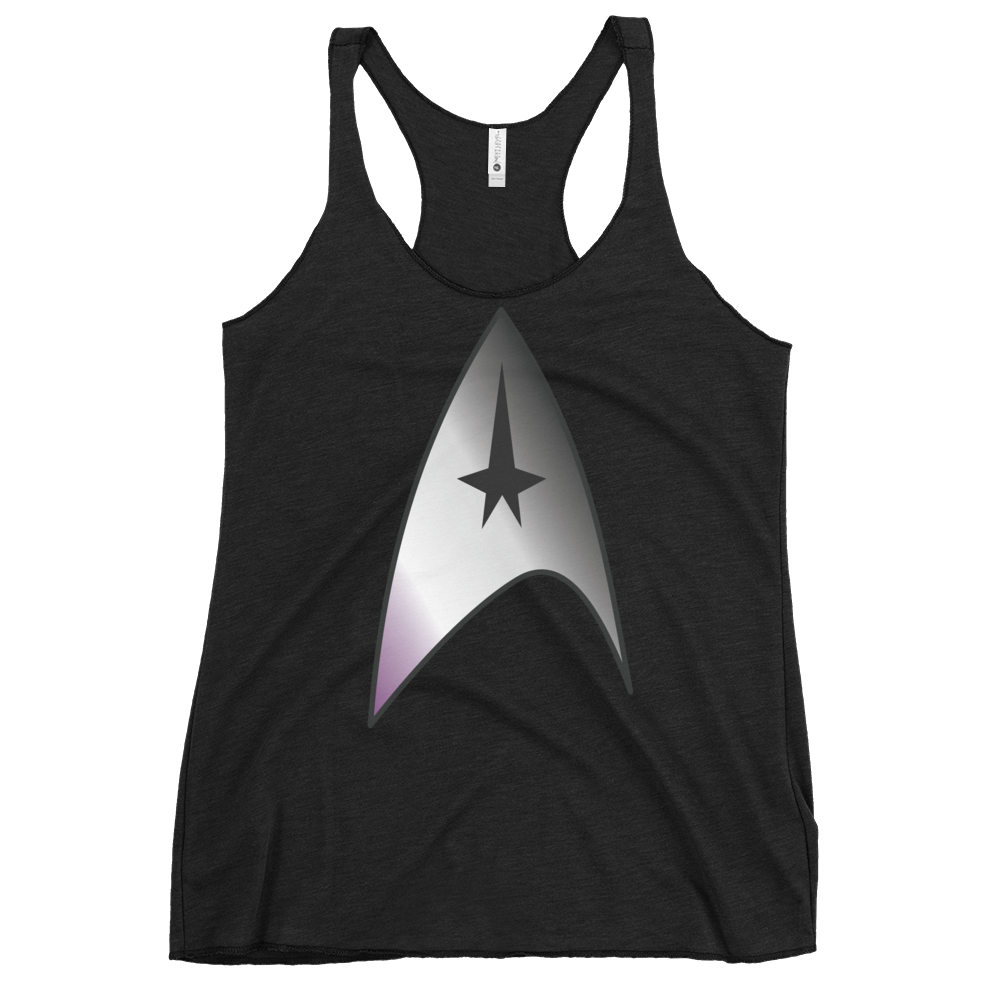 Starfleet Insignia - Asexual/Demisexual Pride Women's Racerback Tank