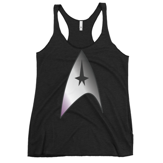 Starfleet Insignia - Asexual/Demisexual Pride Women's Racerback Tank