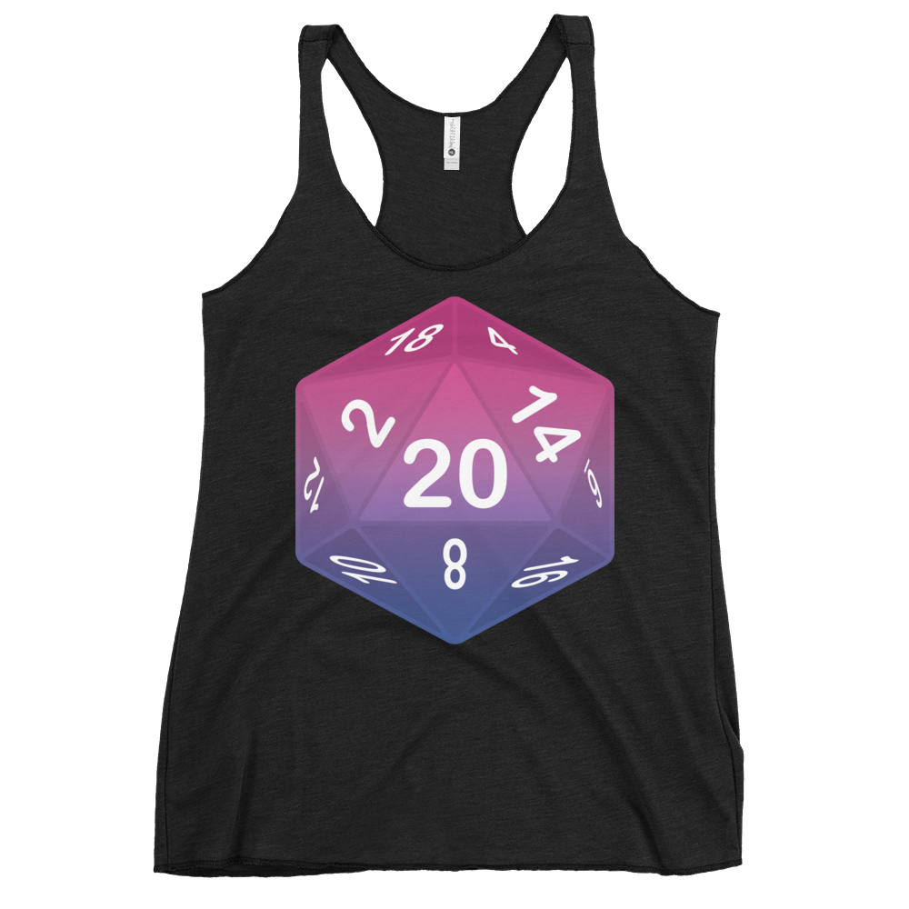 Pride Dice - Bisexual Women's Racerback Tank