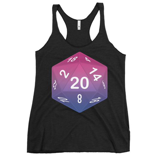 Pride Dice - Bisexual Women's Racerback Tank