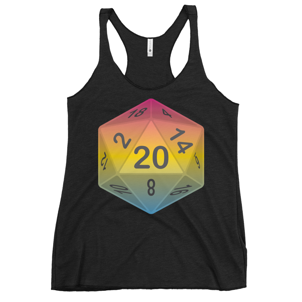 Pride Dice - Pansexual Women's Racerback Tank